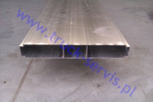 Profil aluminiowy deskowy narożnika naczepy PEZZAIOLI