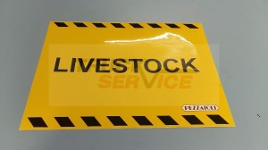 Naklejka "LIVESTOCK"