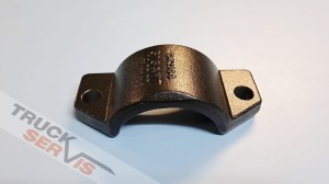 Półpanewka (obejma) metalowa tuleji gumowej GIGANT