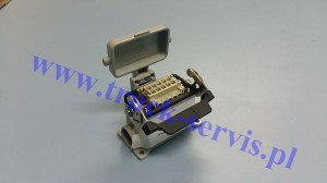 Gniazdo elektryczne 10 pin PEZZAIOLI z klapką