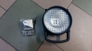 Lampa robocza (H3, 12/24V, 70W, gł.: 94mm, śr.: 161mm, bez żarówki;  okrągła